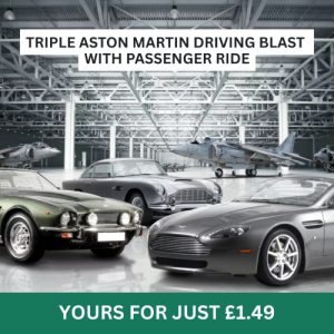 Win an Aston Martin Driving Experience with Passenger Ride (Autodraw)