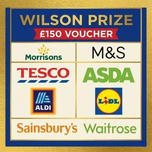 Win £150 to Spend at Your Supermarket or £150 Cash